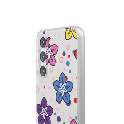 Retro Colorful Flowers Flexi Cases for IPhone and Samsung