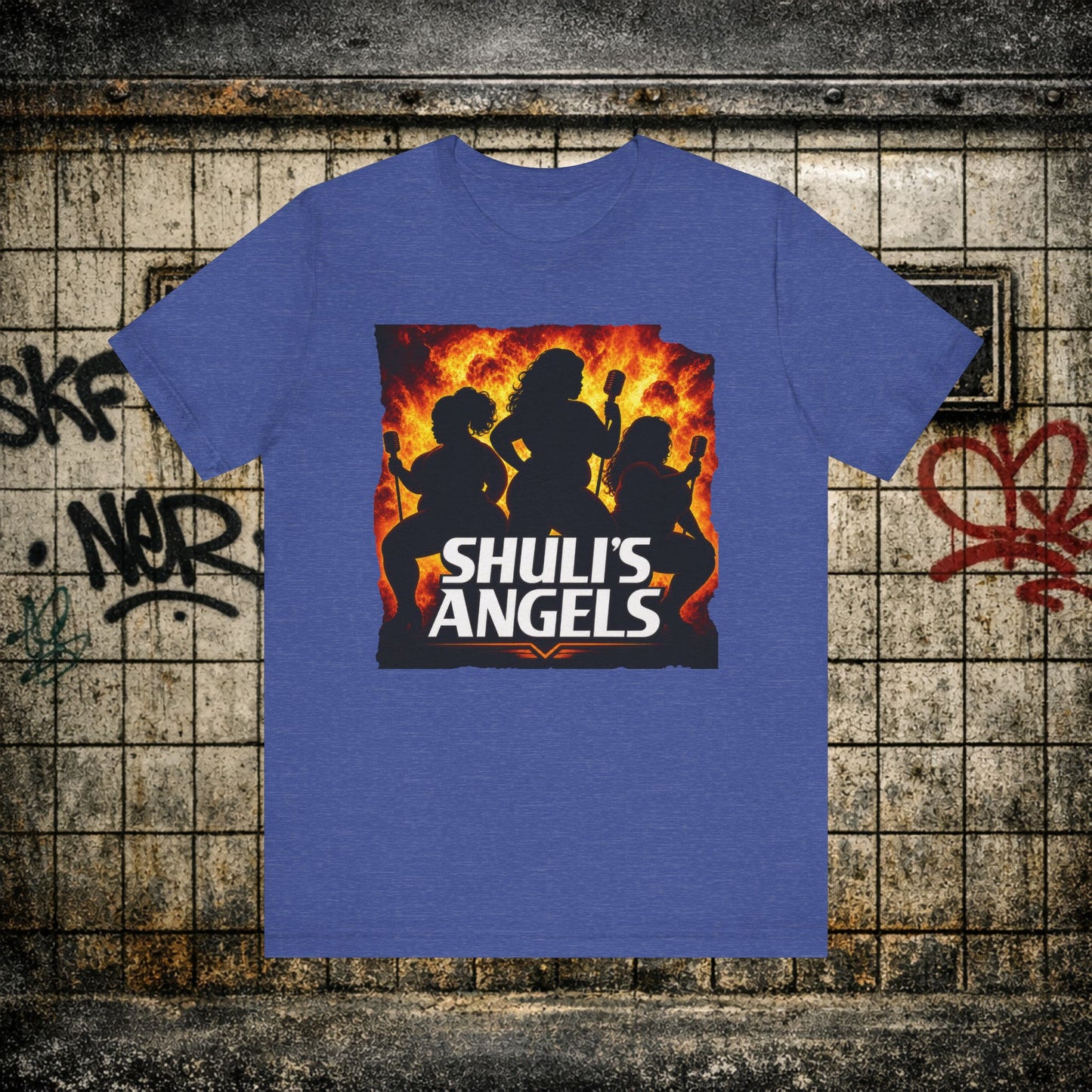 Shuli’s Angels: Operation Laugh & Disorder Graphic Tee — Retro Silhouette Vibe Shirt