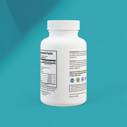 DirkX Digestive Enzyme Blend Supplement: Optimize Your Digestion, Elevate Your Health! (60 Capsules)