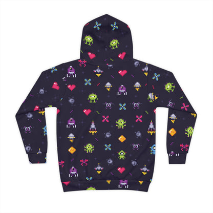 Old Game 8 Bit Children's Hoodie (AOP) Gifts for Him Gifts For Her