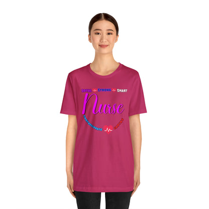Comfy and Cozy Nurse Bella+Canvas 3001 Jersey T-Shirt: Perfect Gift for Nurses and Nursing Students, Soft Fabric, Various Sizes Available