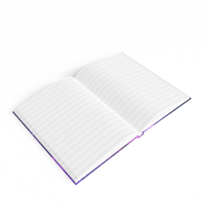 Purple Beyond the Stars Outer Space Out of this World Journal - Ruled Line