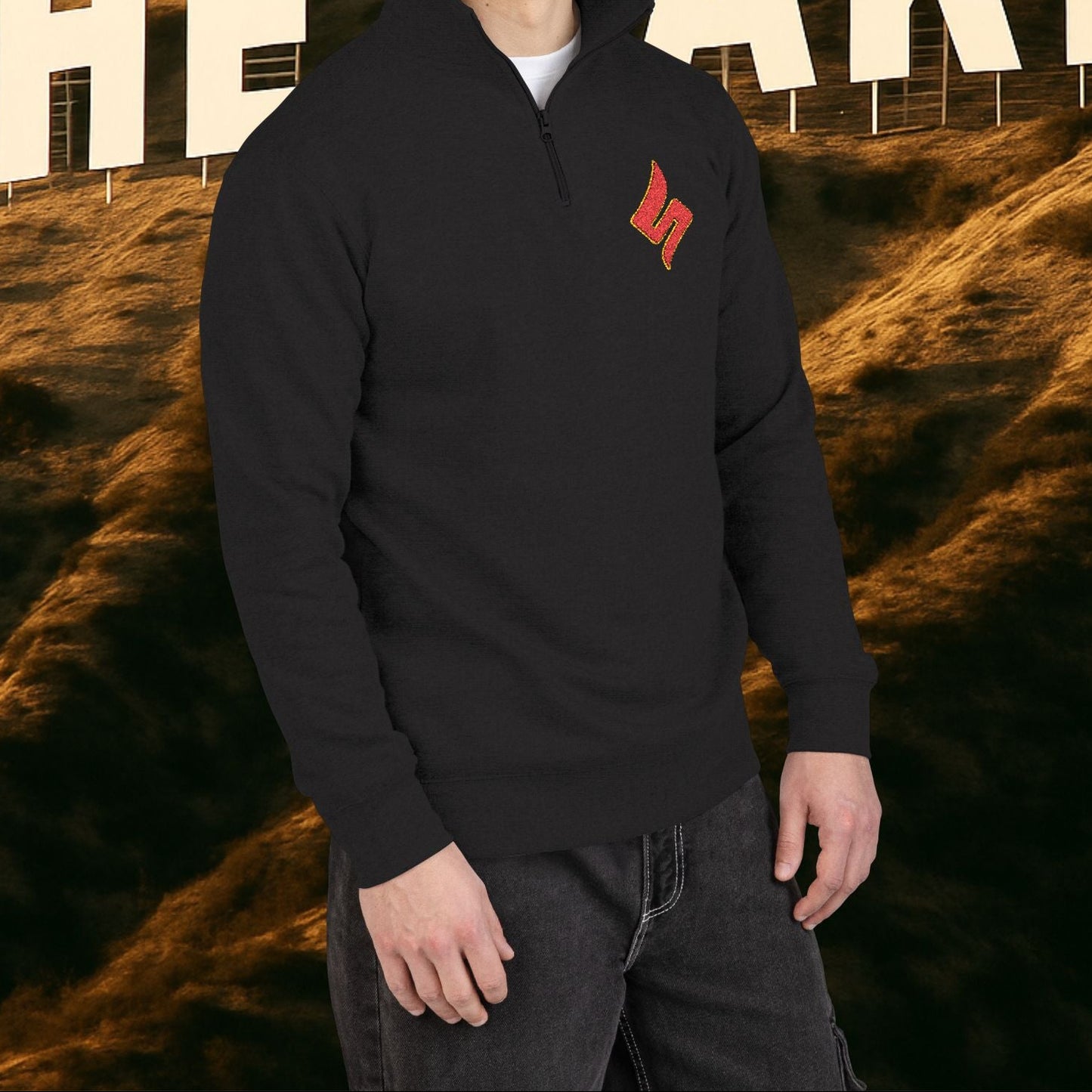 The Shuli Network Quarter‑Zip Cozy Fleece Sweatshirt