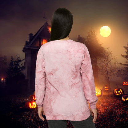 Howdy Boo Western Halloween Retro Unisex Color Blast Crewneck Sweatshirt Gift for her