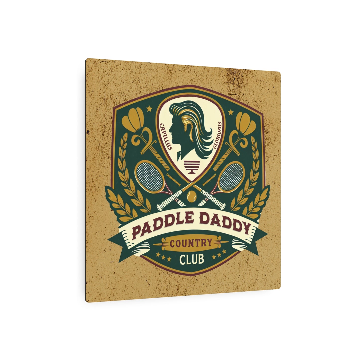 Paddle Daddy Country Club Metal Art Sign,For Walls That Deserve Membership, Wall Art, Man Cave Sign, Father's Day Decoration
