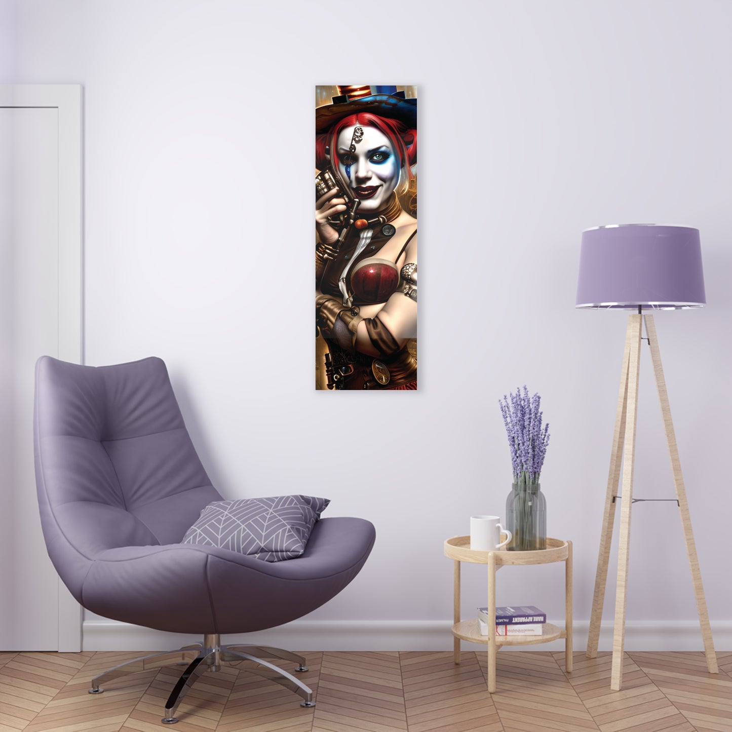 Hyper Realistic Steampunk Harley Quinn Acrylic Prints