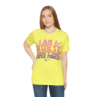 Comfy and Stylish Bella+Canva 3001 Nurse T-Shirt: Perfect Gift for Professionals & Nursing Students, Soft Fabric, Various Sizes Available