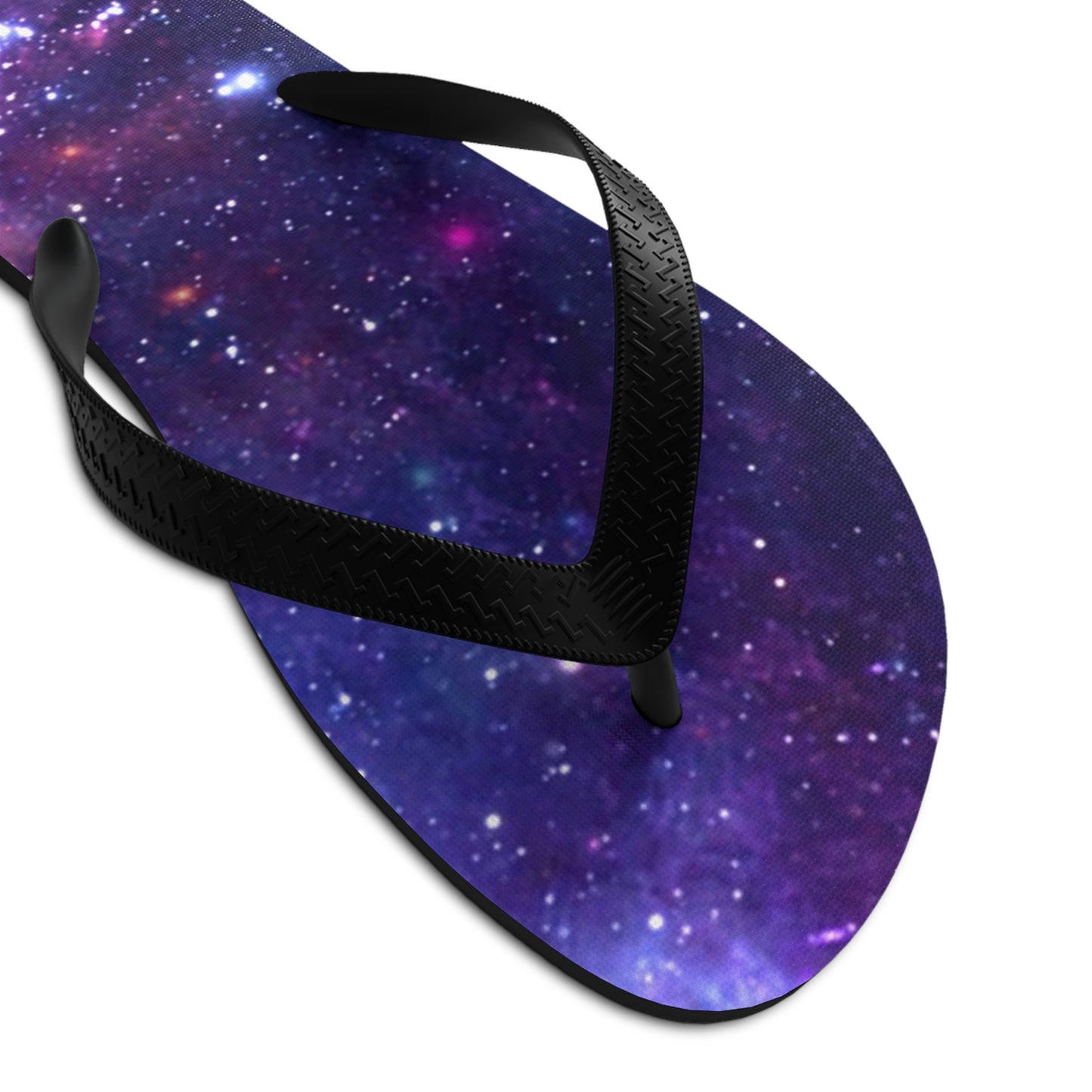 Purple Beyond the Stars Outer Space Out of this World Unisex Flip-Flops