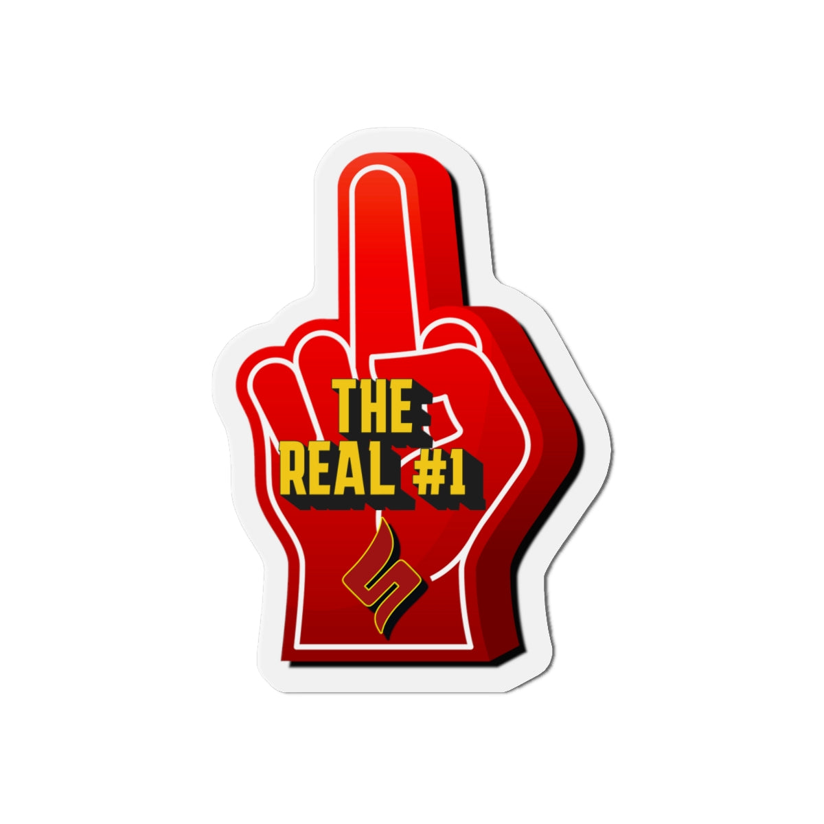 Uncle Rico’s Foam Finger Magnet – Peak Delusion, Now in Die-Cut Form