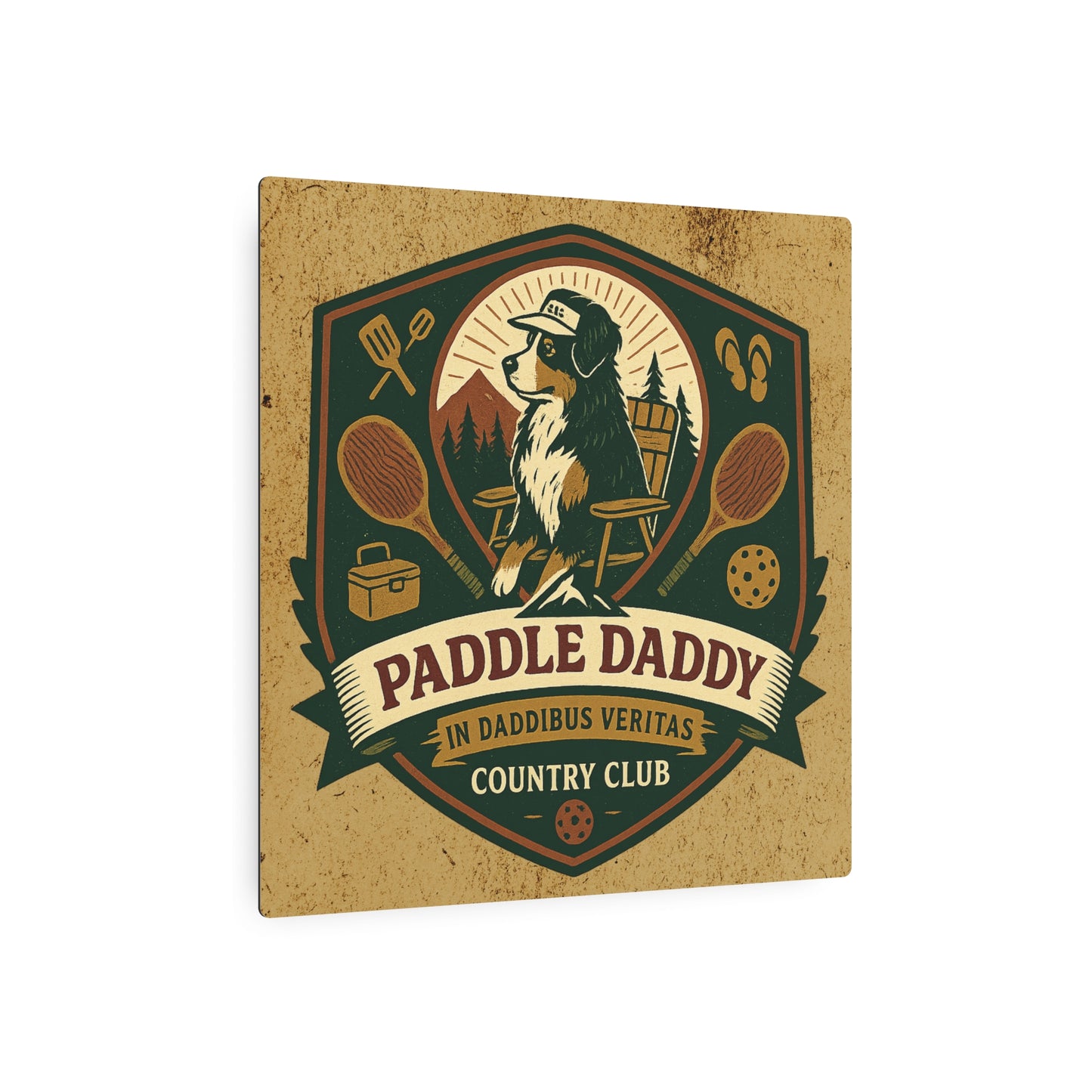 Paddle Daddy Country Club™ Metal Art Sign The Chloe Edition