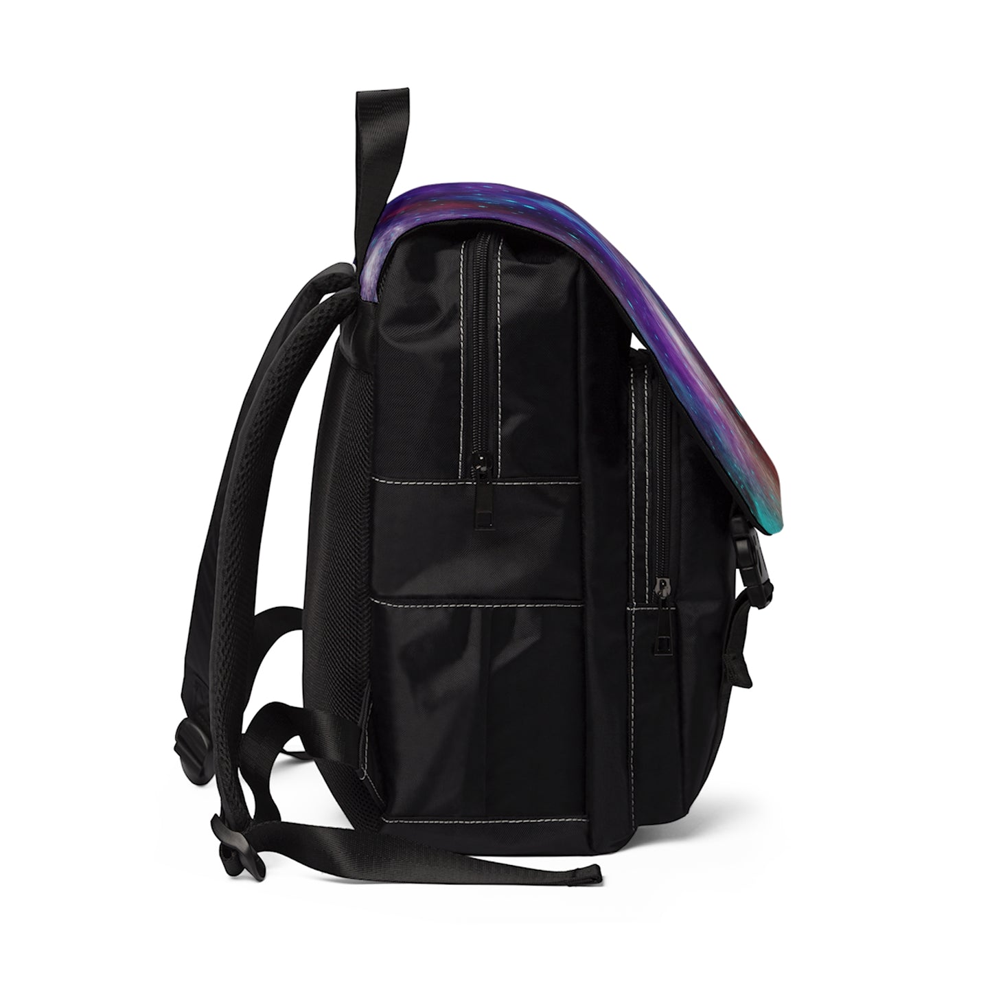 Amongst the Stars, Out of this World, Purple, Outerspace. Back to School Unisex Casual Shoulder Backpack