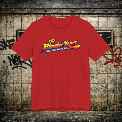 Retro 'The Blunder Years' Graphic Tee - Nostalgic Vintage Logo T-Shirt