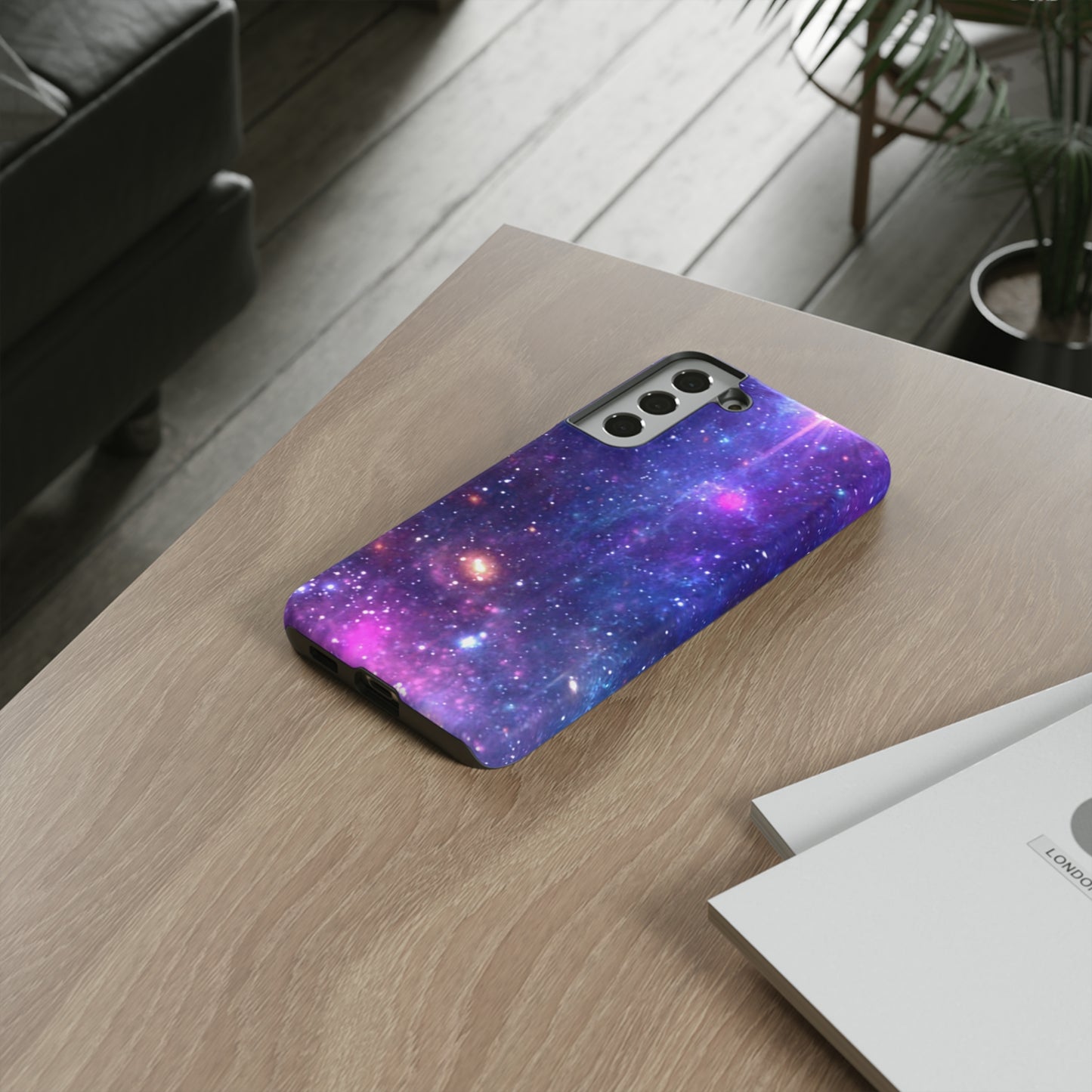 Purple Beyond the Stars Outer Space Out of this World Tough Cases (iPhone, Google, Samsung)