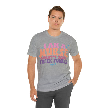 Comfy and Stylish Bella+Canva 3001 Nurse T-Shirt: Perfect Gift for Professionals & Nursing Students, Soft Fabric, Various Sizes Available