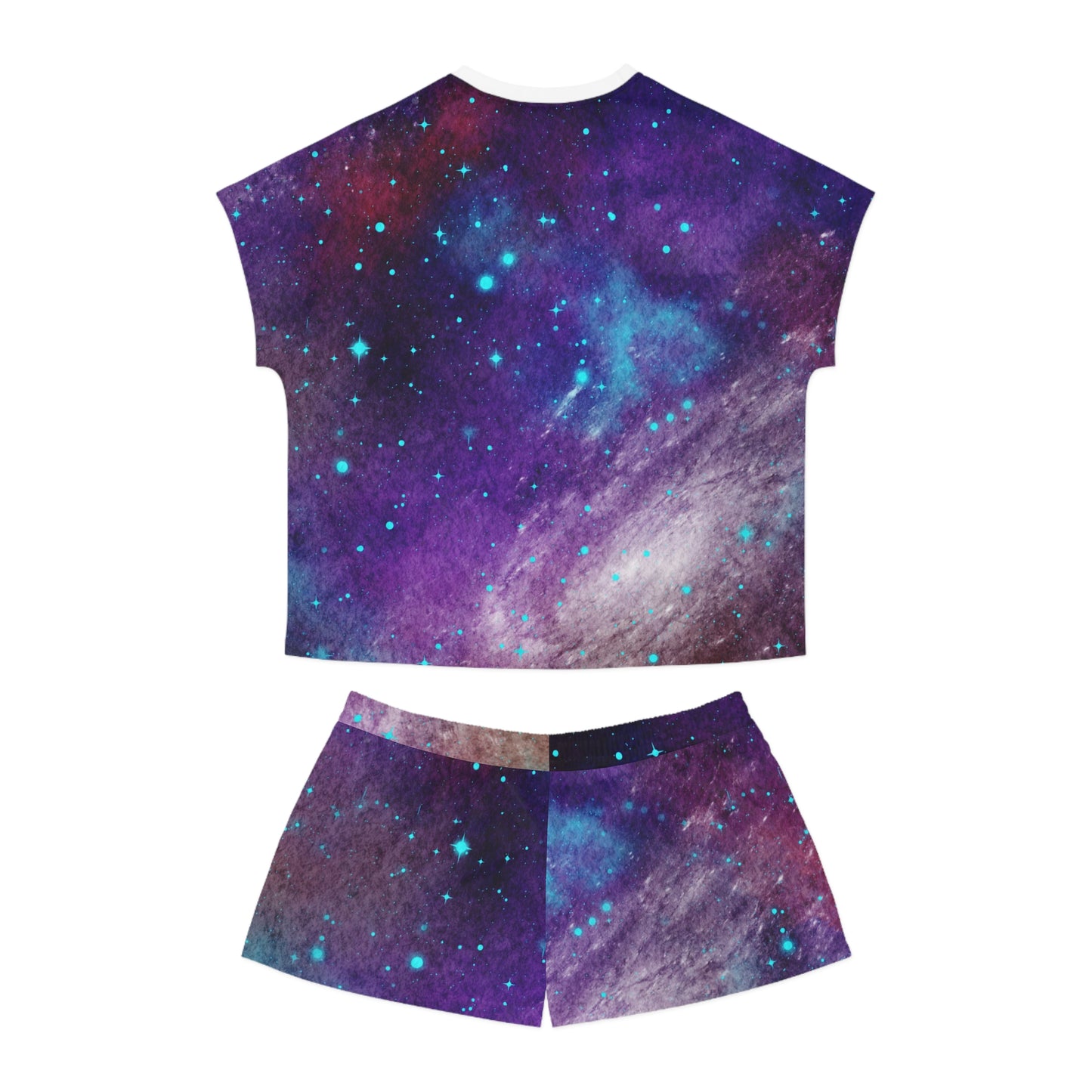 Outer Space Out of this World Women's Short Pajama Set (AOP)