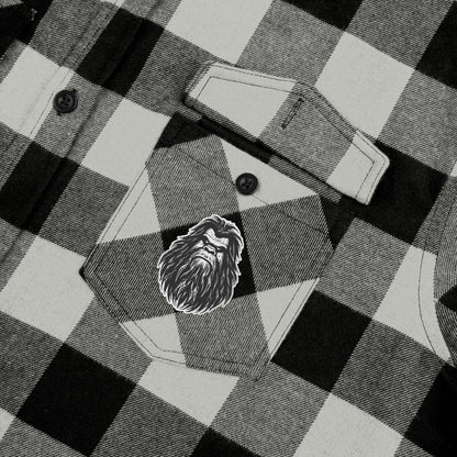 Bigfoot Unisex Flannel Shirt Unisex Squatch Seeker Style, Mysterious Forest Fashion, Yeti-Approved Apparel, Giggle-Inducing Bigfoot Wear.