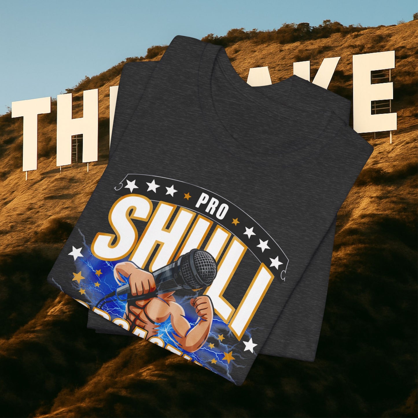 “Podcasting Championship Tee — Because Your Mic Deserves a Belt Too”