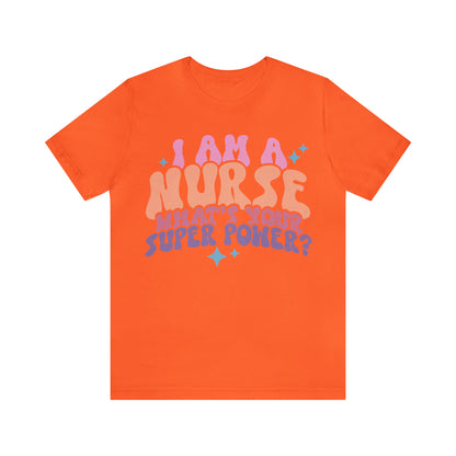 Comfy and Stylish Bella+Canva 3001 Nurse T-Shirt: Perfect Gift for Professionals & Nursing Students, Soft Fabric, Various Sizes Available