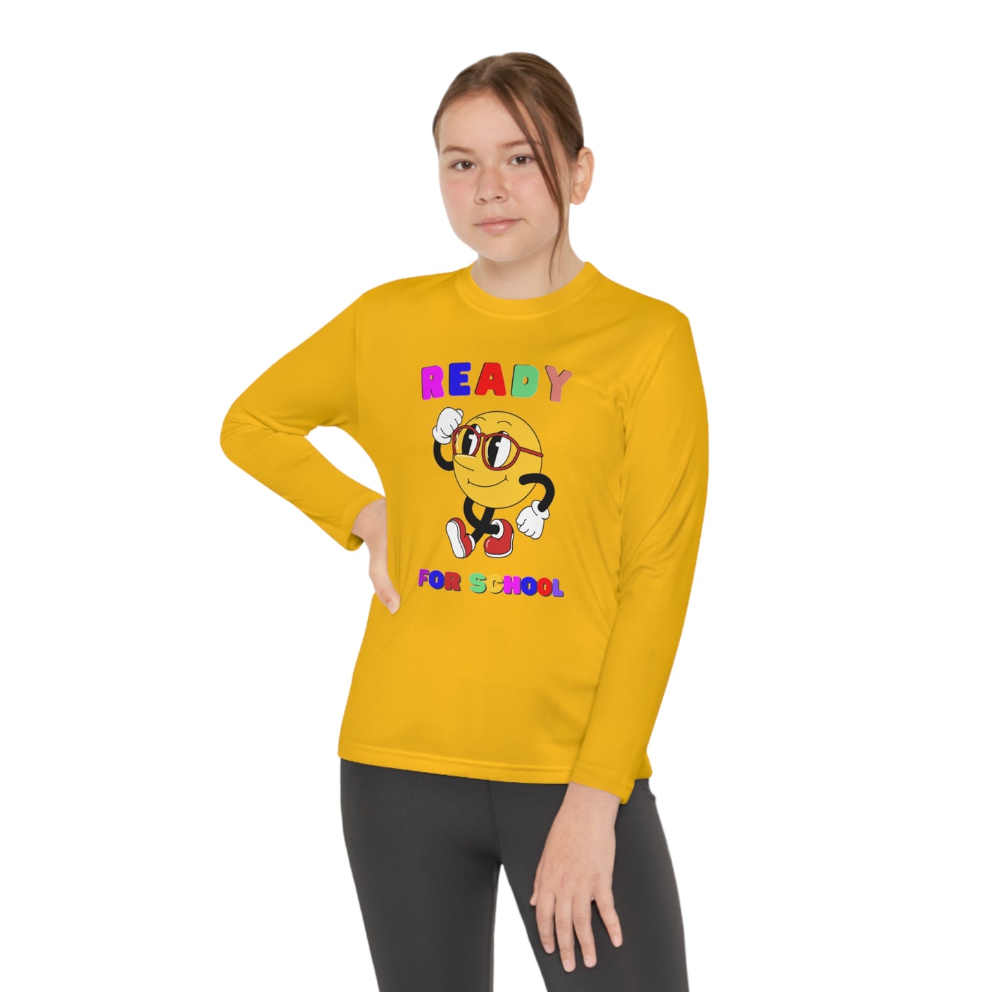 Ready For School Youth Long Sleeve Competitor Tee