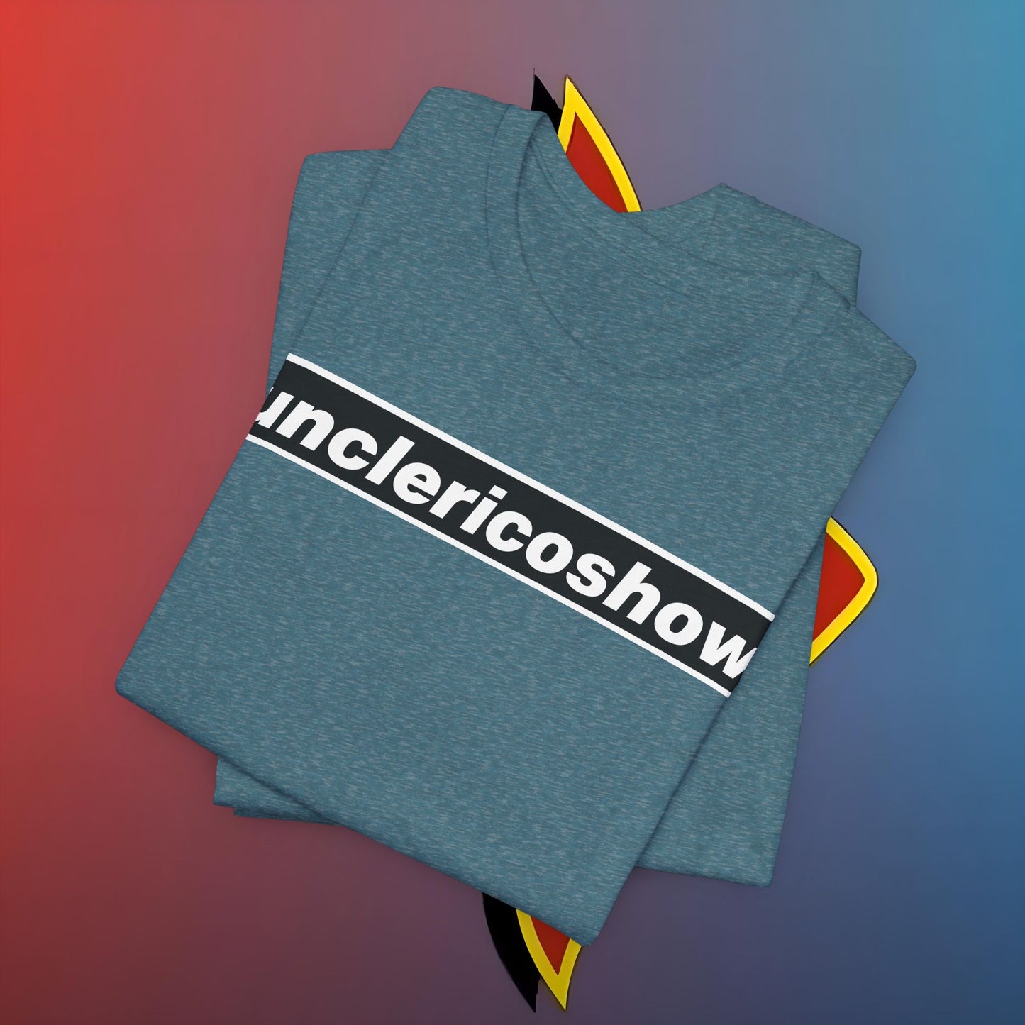 The Uncle Rico Show Tee – Broadcasting Buffoonery Since Whenever