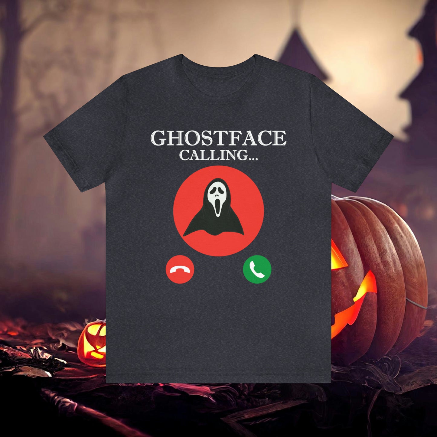 Ghost Face is Calling Halloween Unisex Jersey Short Sleeve Tee Gifts For her Gifts for Him