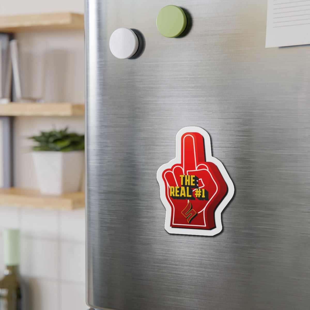 Uncle Rico’s Foam Finger Magnet – Peak Delusion, Now in Die-Cut Form
