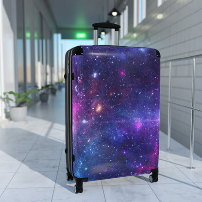 Purple Beyond the Stars Outer Space Out of this World Suitcase