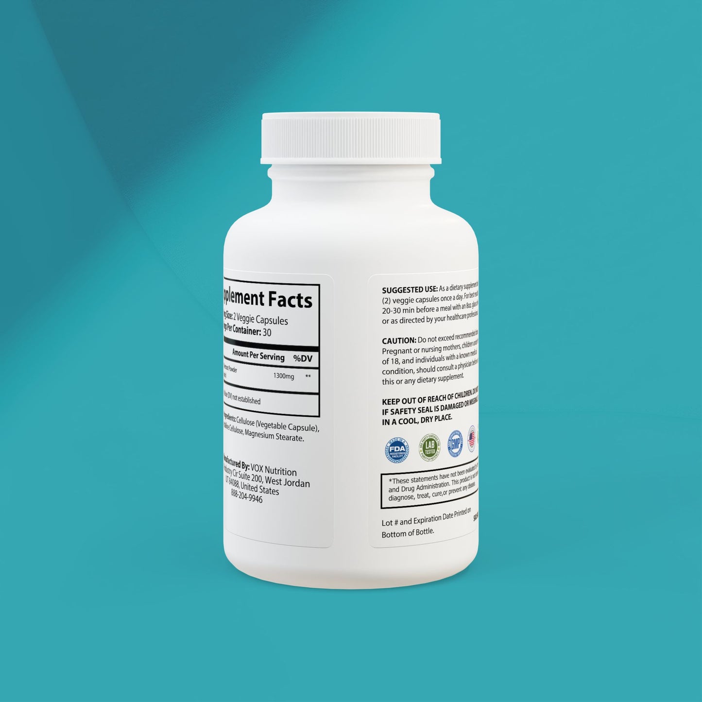 DirkX Organic Beetroot Capsules: Power Your Performance, Naturally! (60 Capsules)