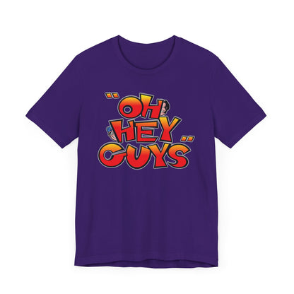 "Oh Hey Guys, New Jersey Comedy Edition #skoal" Unisex Jersey Short Sleeve Tee
