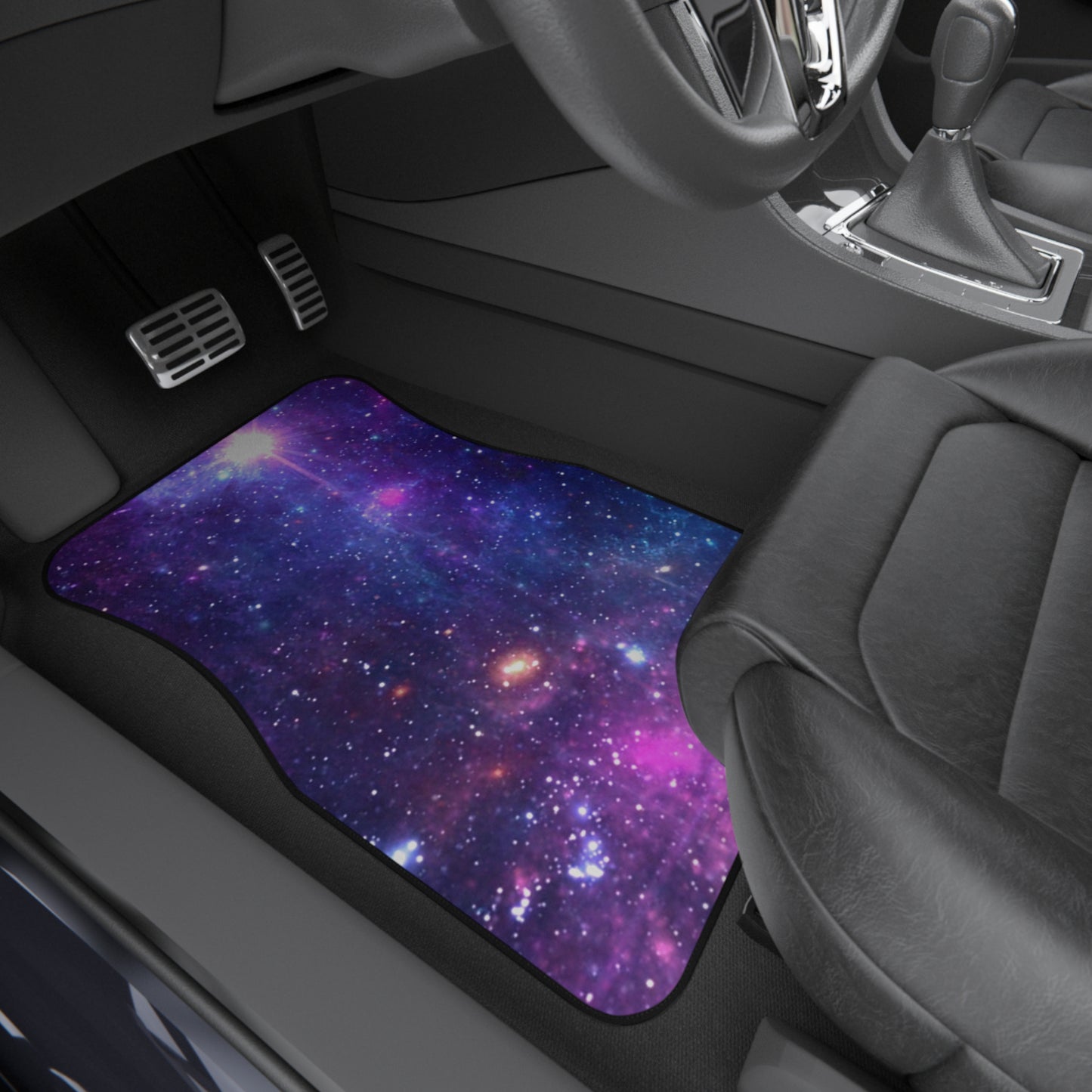 Purple Beyond the Stars Outer Space Out of this World Car Mats (Set of 4)