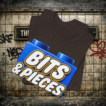 Bits & Pieces Graphic Tee One Size Fits All… Jokes?”