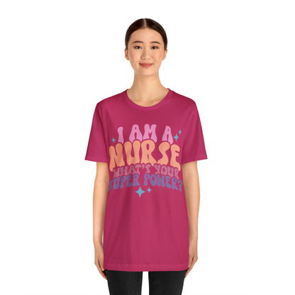 Comfy and Stylish Bella+Canva 3001 Nurse T-Shirt: Perfect Gift for Professionals & Nursing Students, Soft Fabric, Various Sizes Available