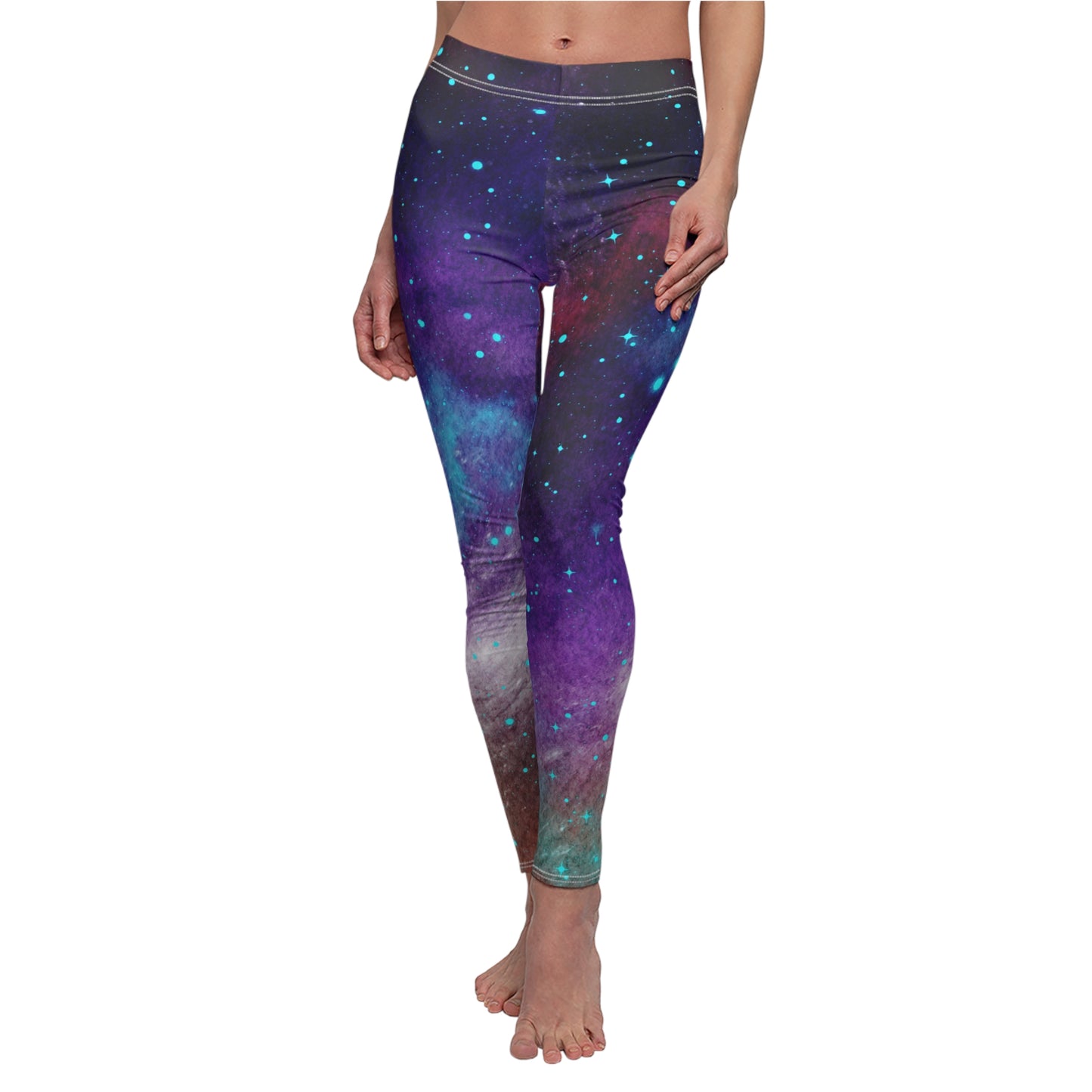 Outer Space Out of this World Women's Cut & Sew Casual Leggings (AOP)