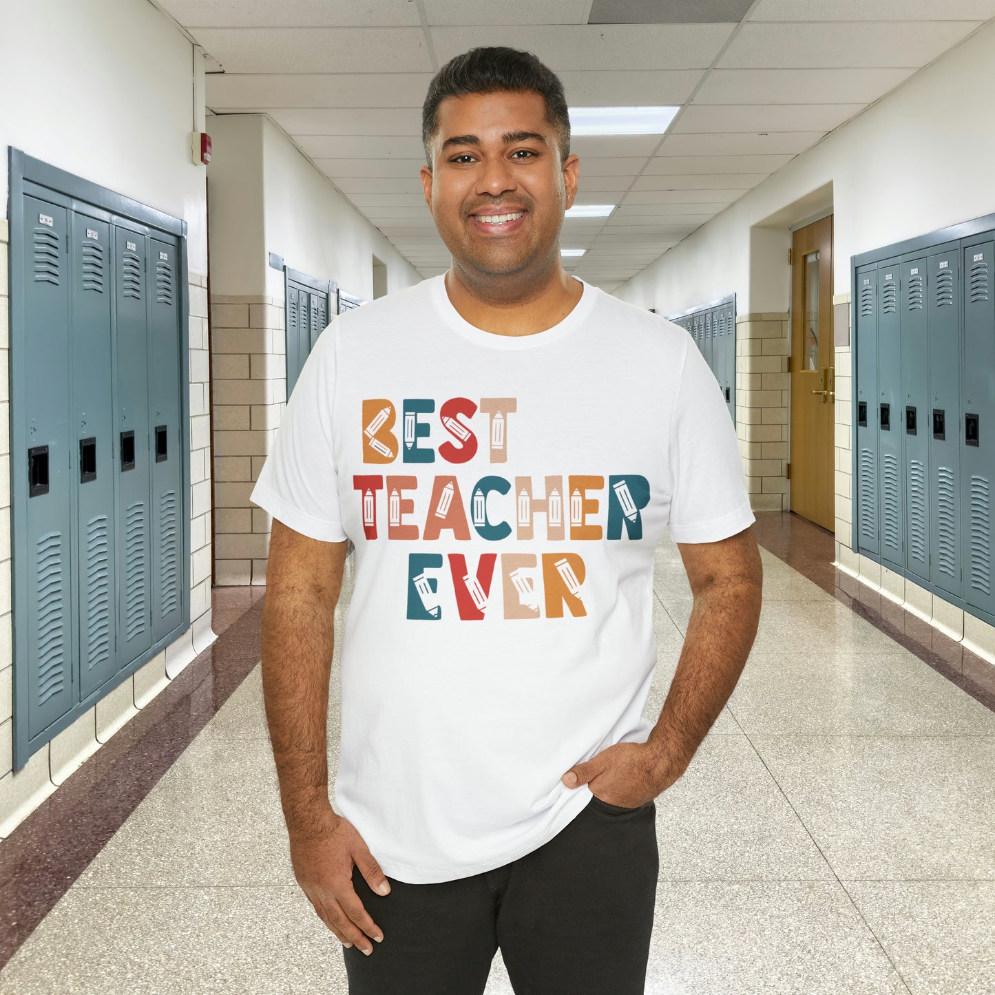 Best Teacher Ever Unisex Jersey Short Sleeve Tee