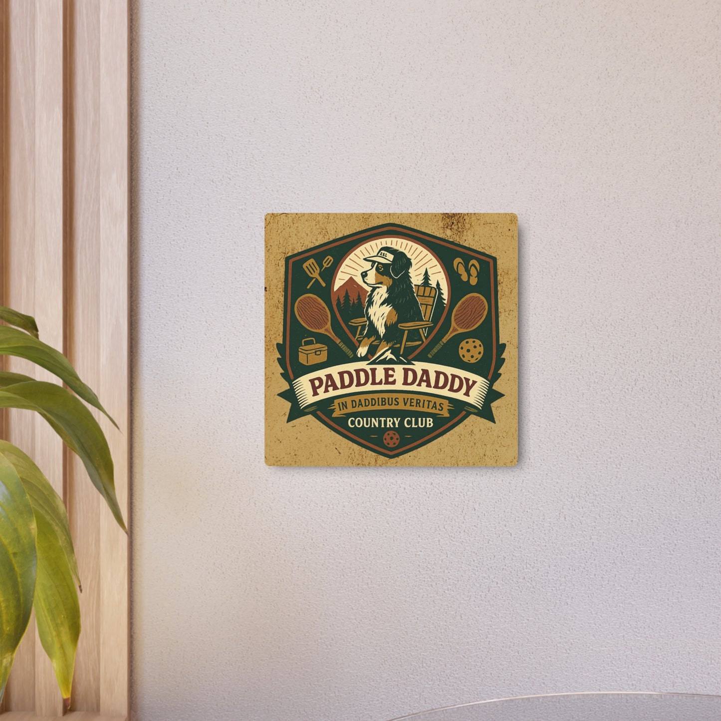 Paddle Daddy Country Club™ Metal Art Sign The Chloe Edition