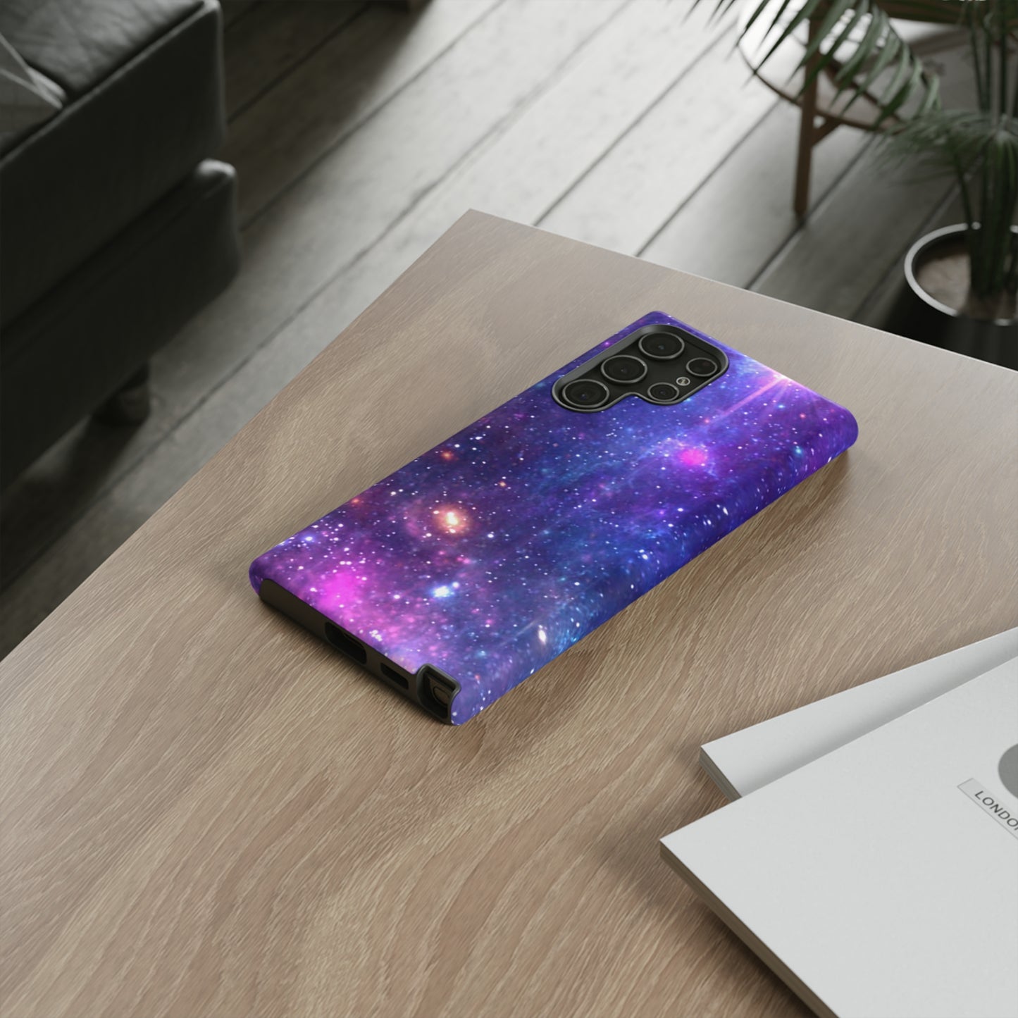 Purple Beyond the Stars Outer Space Out of this World Tough Cases (iPhone, Google, Samsung)