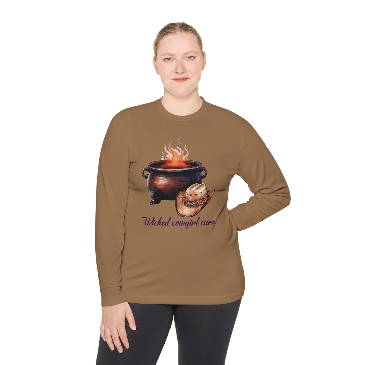 Wicked Cowgirl Curse Unisex Lightweight Long Sleeve Tee