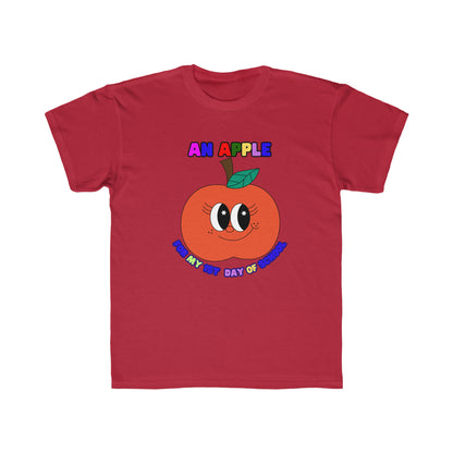 An Apple for my 1st day of School Kids Regular Fit Tee