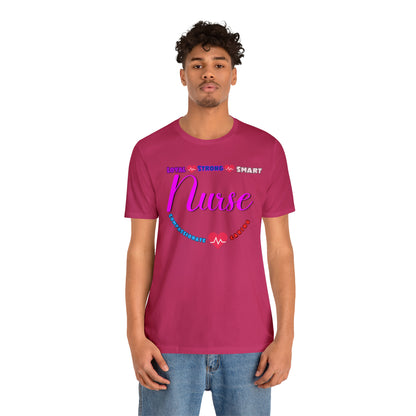 Comfy and Cozy Nurse Bella+Canvas 3001 Jersey T-Shirt: Perfect Gift for Nurses and Nursing Students, Soft Fabric, Various Sizes Available