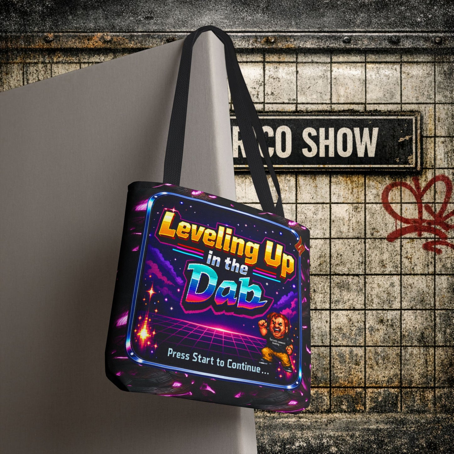 DabbleVerse: Final Boss and Portland Troon Escape Edition Tote Bag