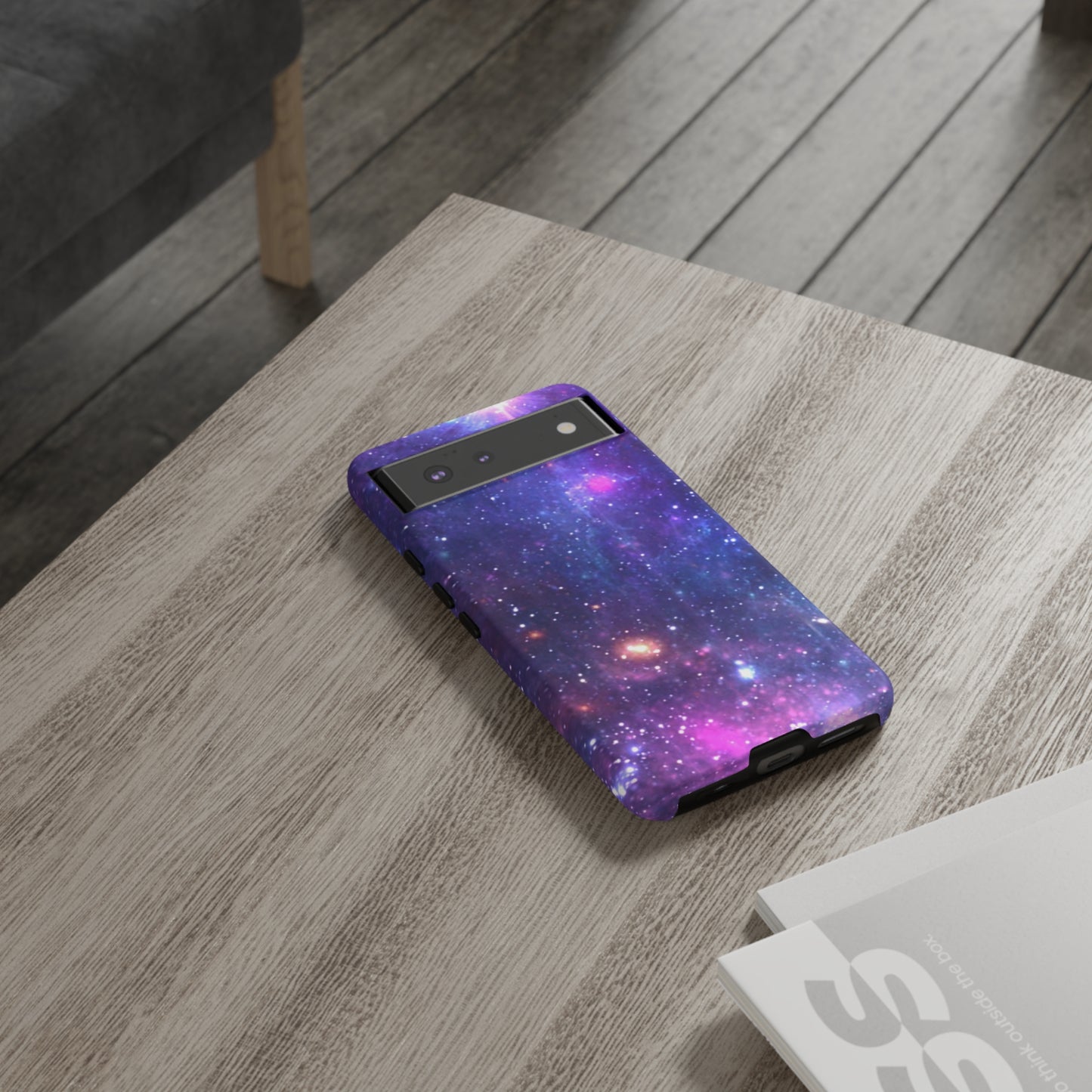 Purple Beyond the Stars Outer Space Out of this World Tough Cases (iPhone, Google, Samsung)