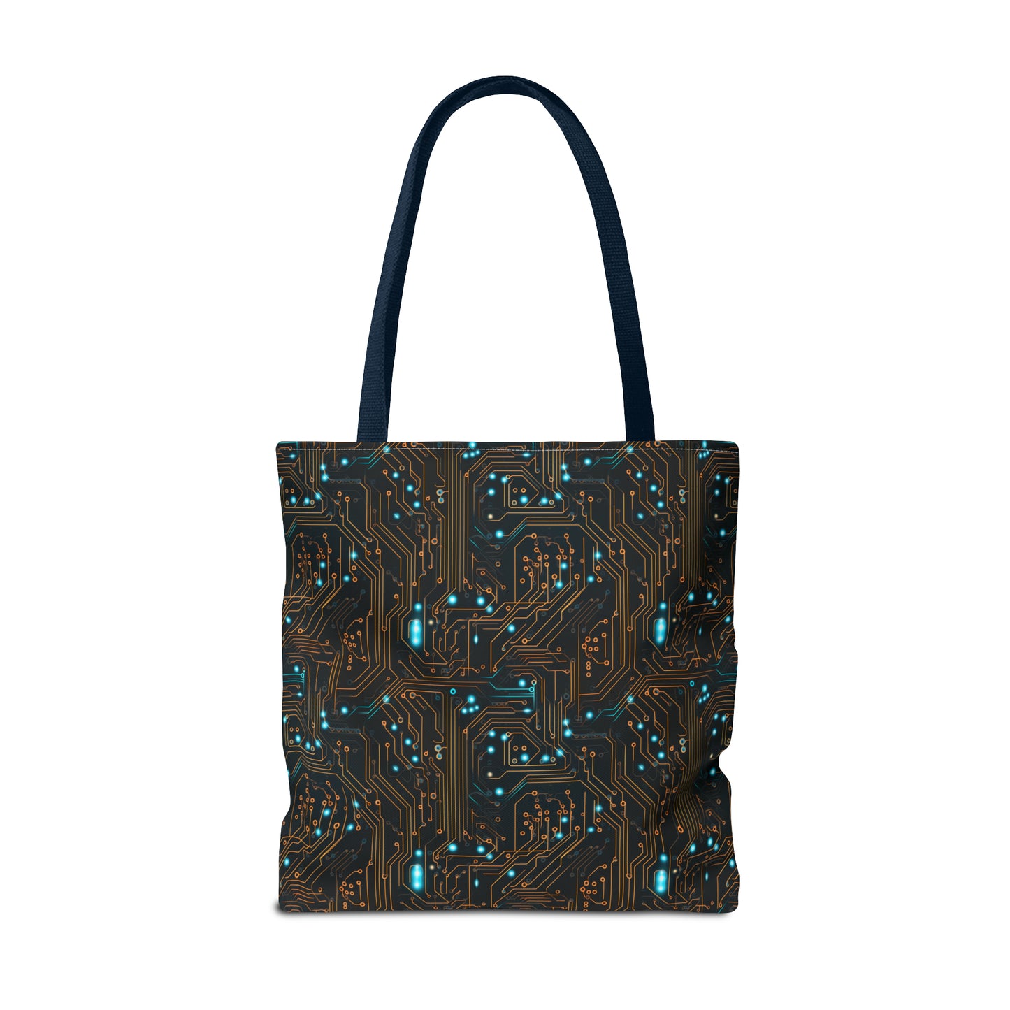 Golden Circuit Board AOP Tote Bag