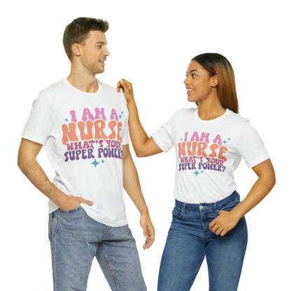 Comfy and Stylish Bella+Canva 3001 Nurse T-Shirt: Perfect Gift for Professionals & Nursing Students, Soft Fabric, Various Sizes Available