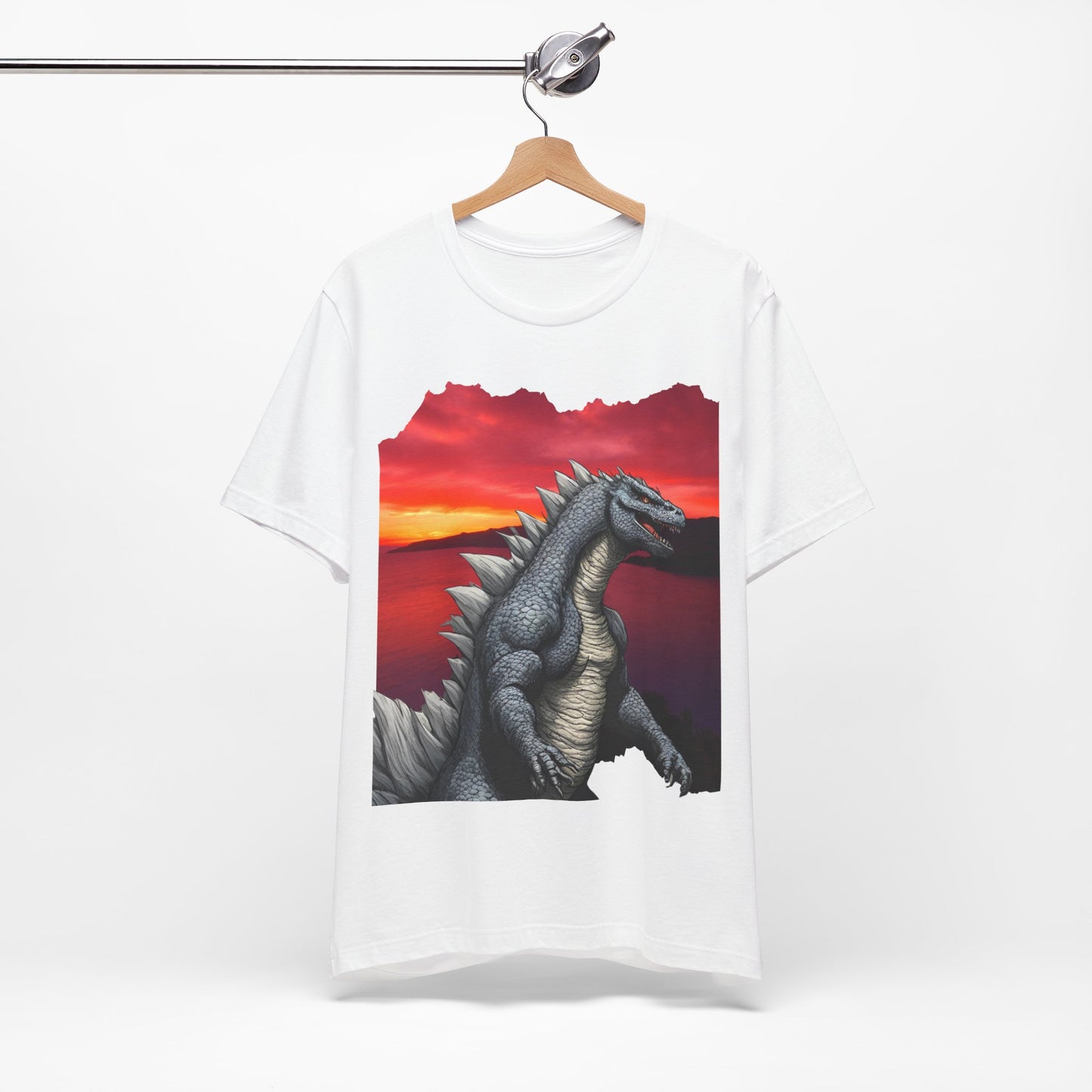 🦎 “Godzilla-Inspired Lizard Unleashed Tee: Roar Your Style!” 🌟Unisex Jersey Short Sleeve Tee