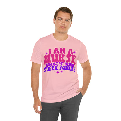 Comfy and Stylish Bella+Canva 3001 Nurse T-Shirt: Perfect Gift for Professionals & Nursing Students, Soft Fabric, Various Sizes Available