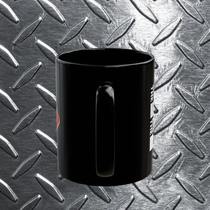 The Upshot of the Downshot Is 11 Oz or 15 Oz Black Mug