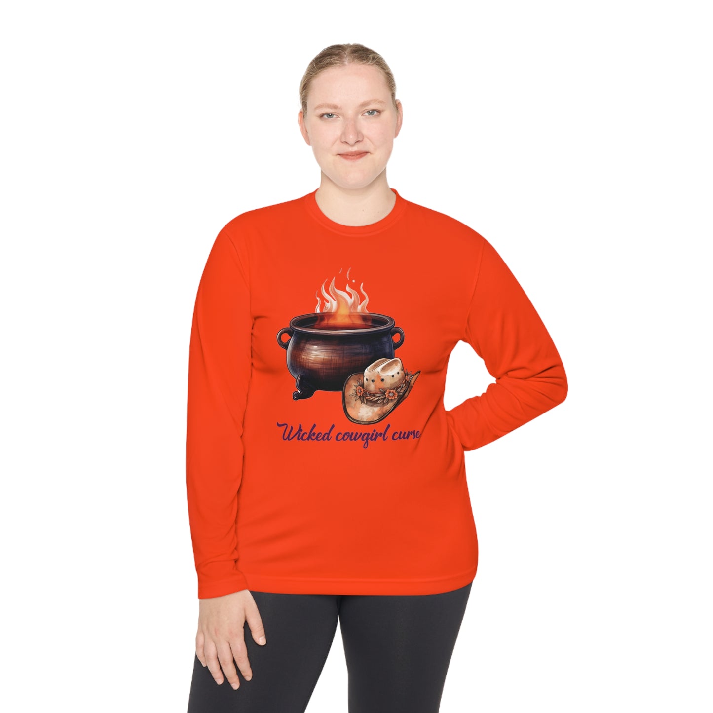 Wicked Cowgirl Curse Unisex Lightweight Long Sleeve Tee