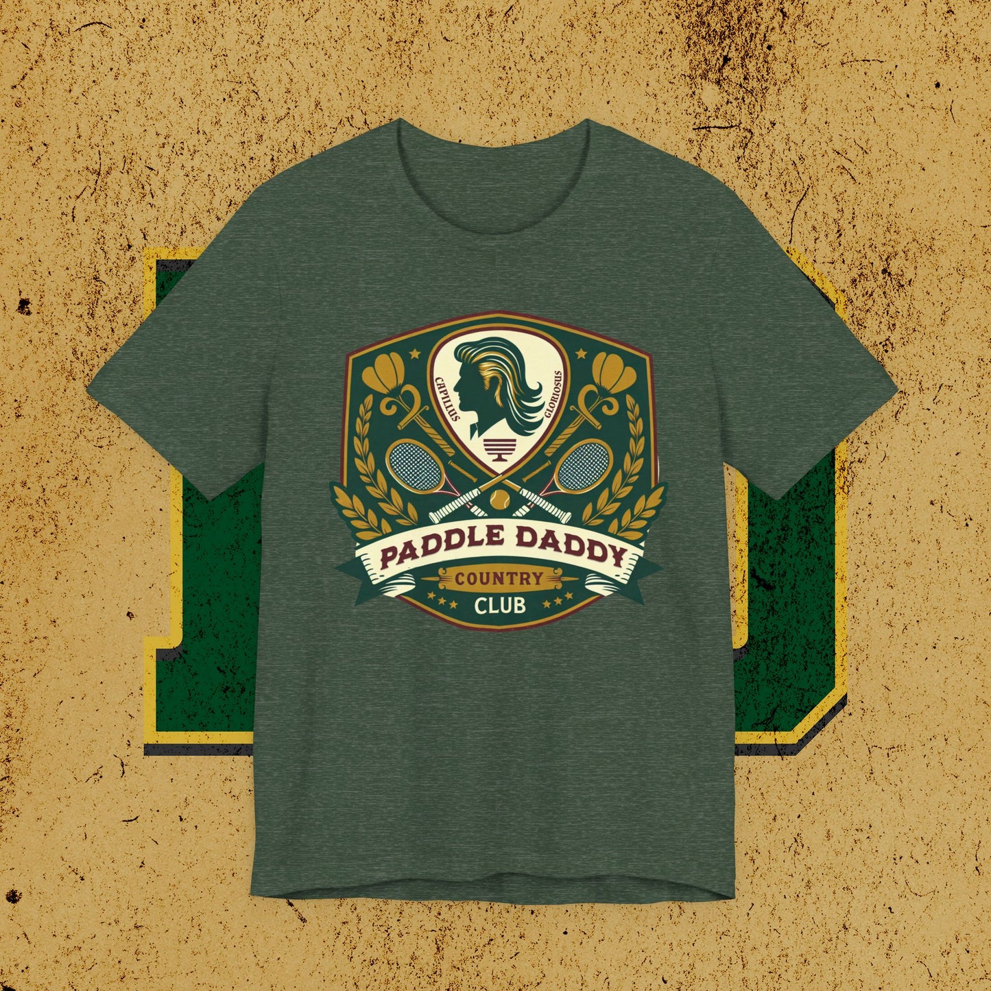 Paddle Daddy Country Club Tee  Where Prestige Meets Pickleball and Dad Jokes