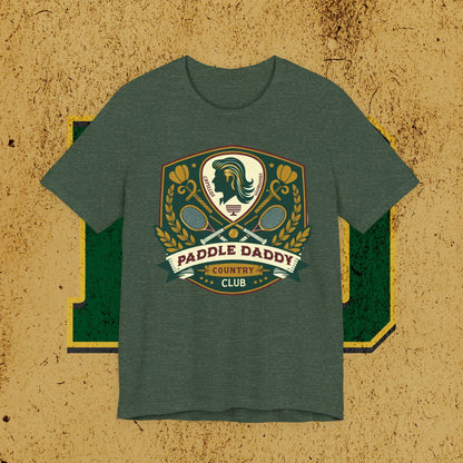 Paddle Daddy Country Club Tee  Where Prestige Meets Pickleball and Dad Jokes