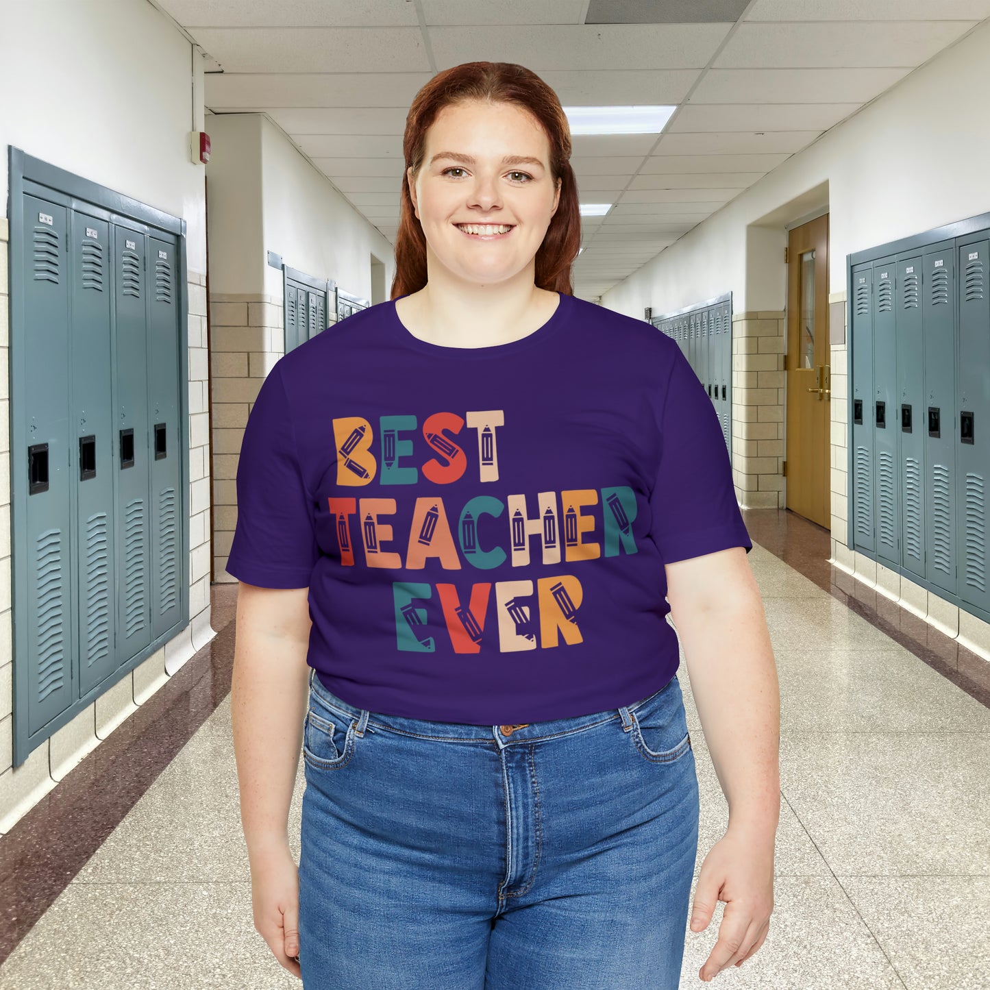 Best Teacher Ever Unisex Jersey Short Sleeve Tee